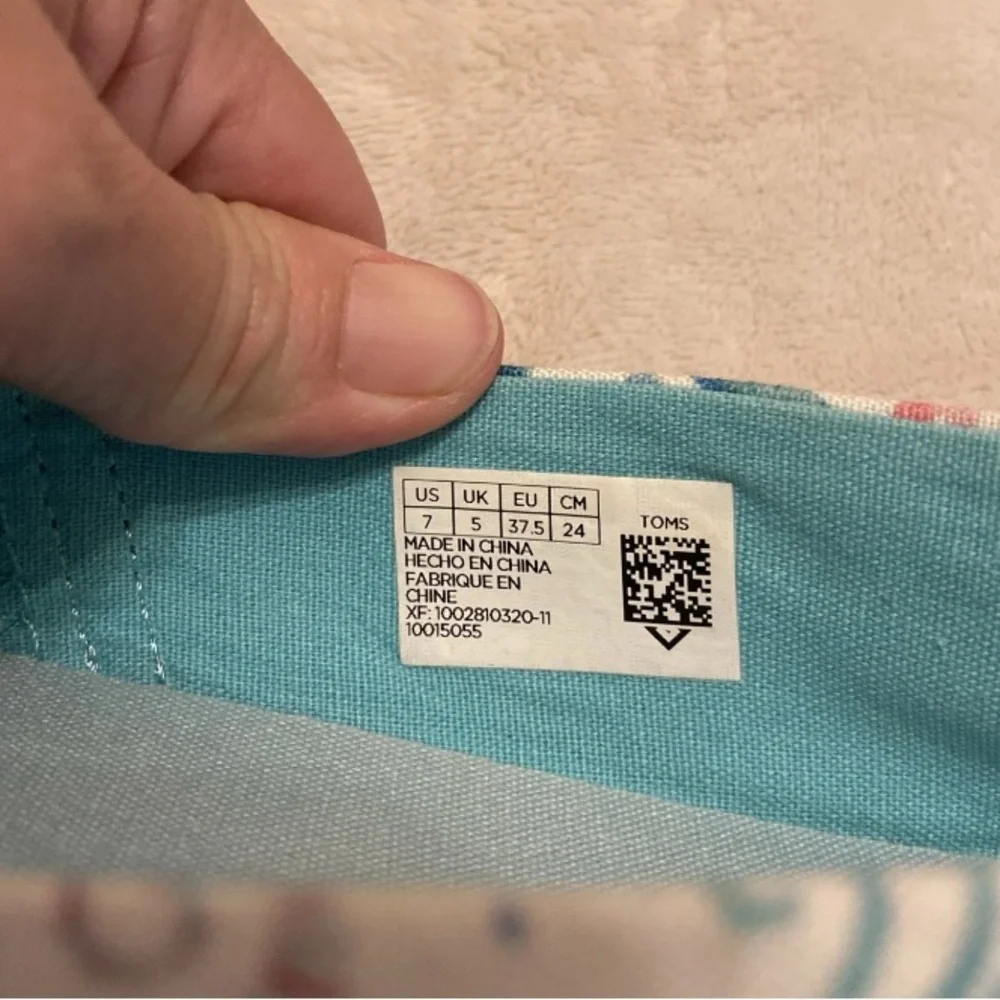 Toms Multicolor Seahorse Sea Life Print